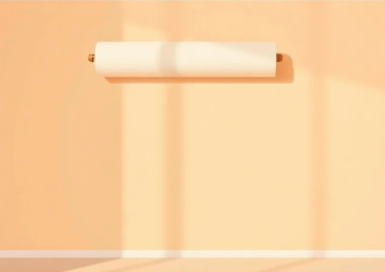 Pose de papier peint, rouleau et brosse à maroufler